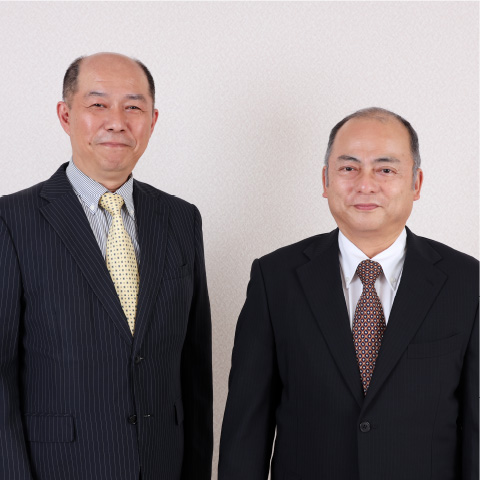 代表取締役 中島 肇/取締役専務 松田 至朗